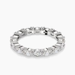 Ringlamour Marquise Cut Moissanite Eternity Wedding Band