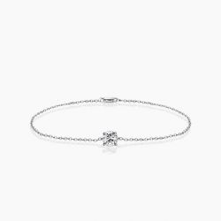 Ringlamour Single Stone Round Cut Moissanite Bracelet