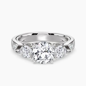 Ringlamour Three Stone Engagement Ring